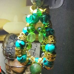 Handmade one of a kind necklace from(Holmes creations). The elegant edition.